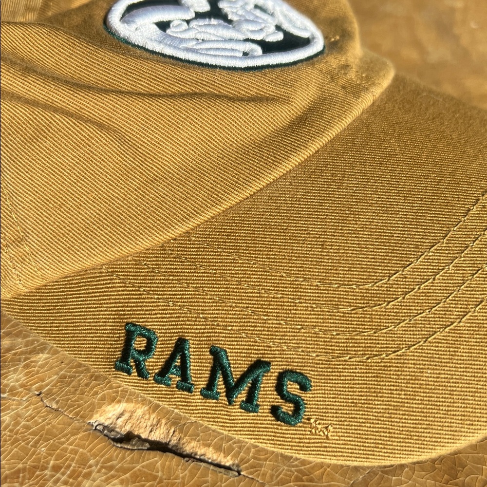 CSU Colorado State Rams Tan Baseball Cap - Picture 8 of 10